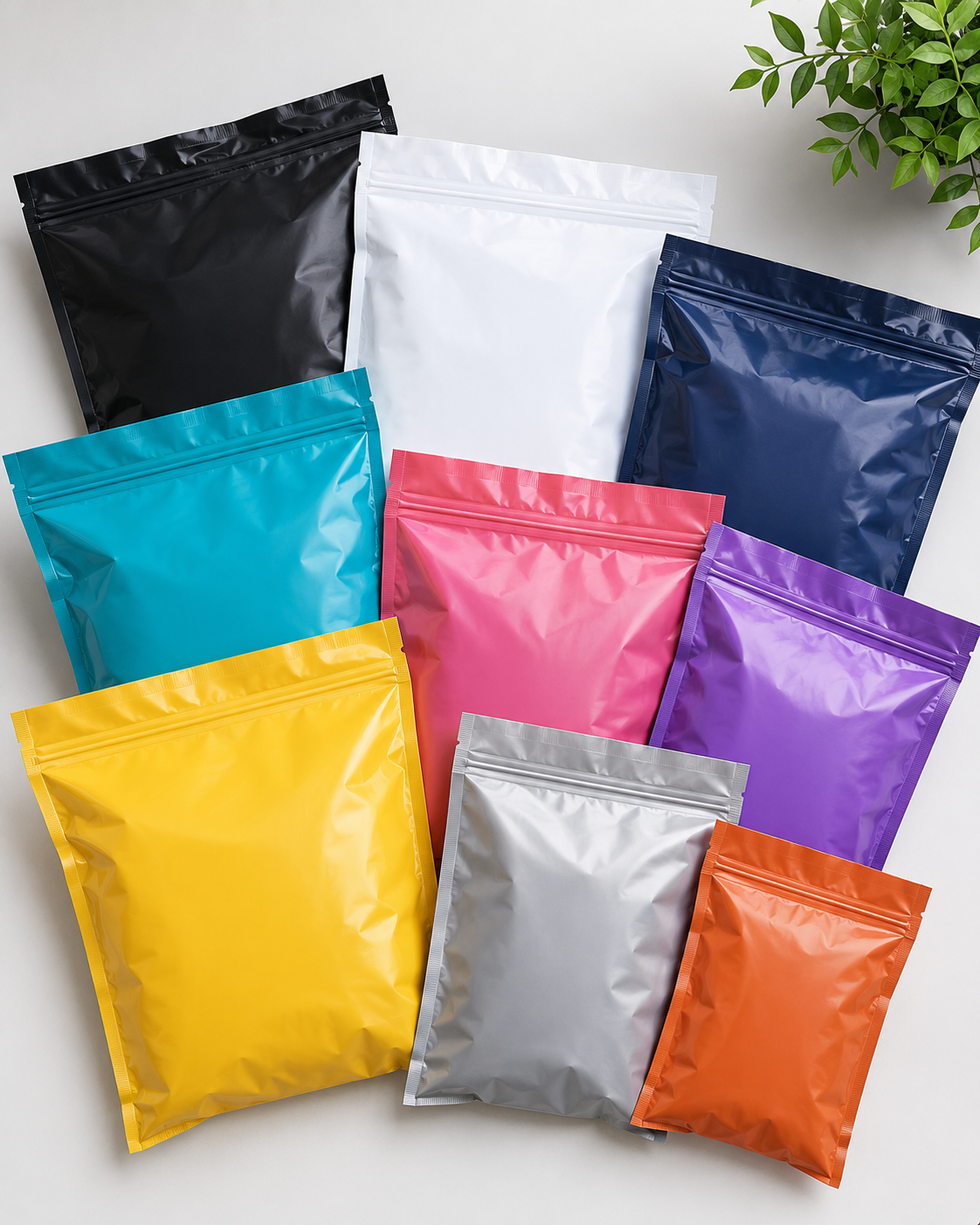Multi-Colour Printed Poly Pouches